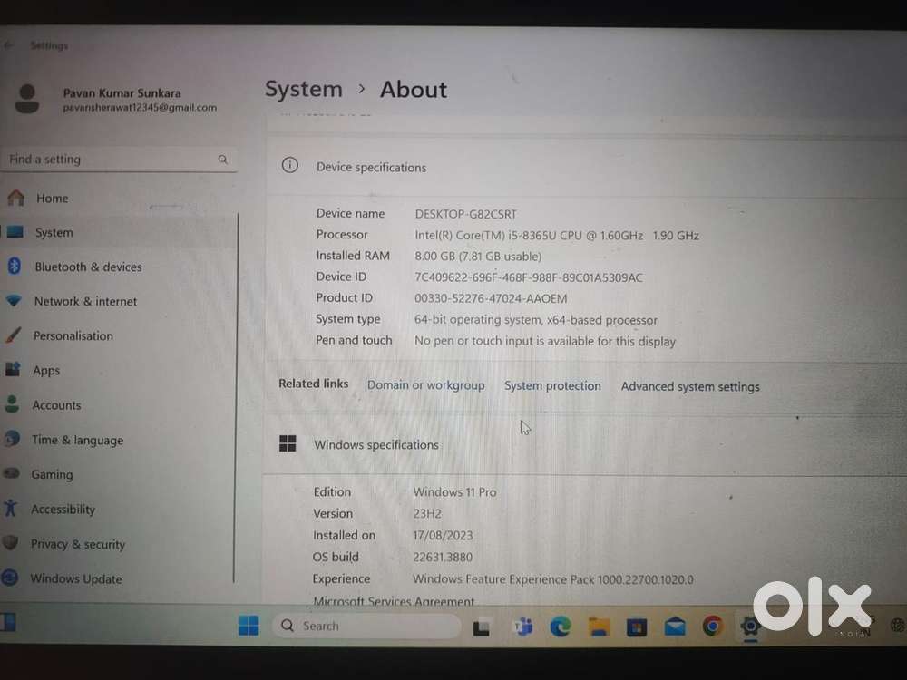 Hp Laptop for sale good condition