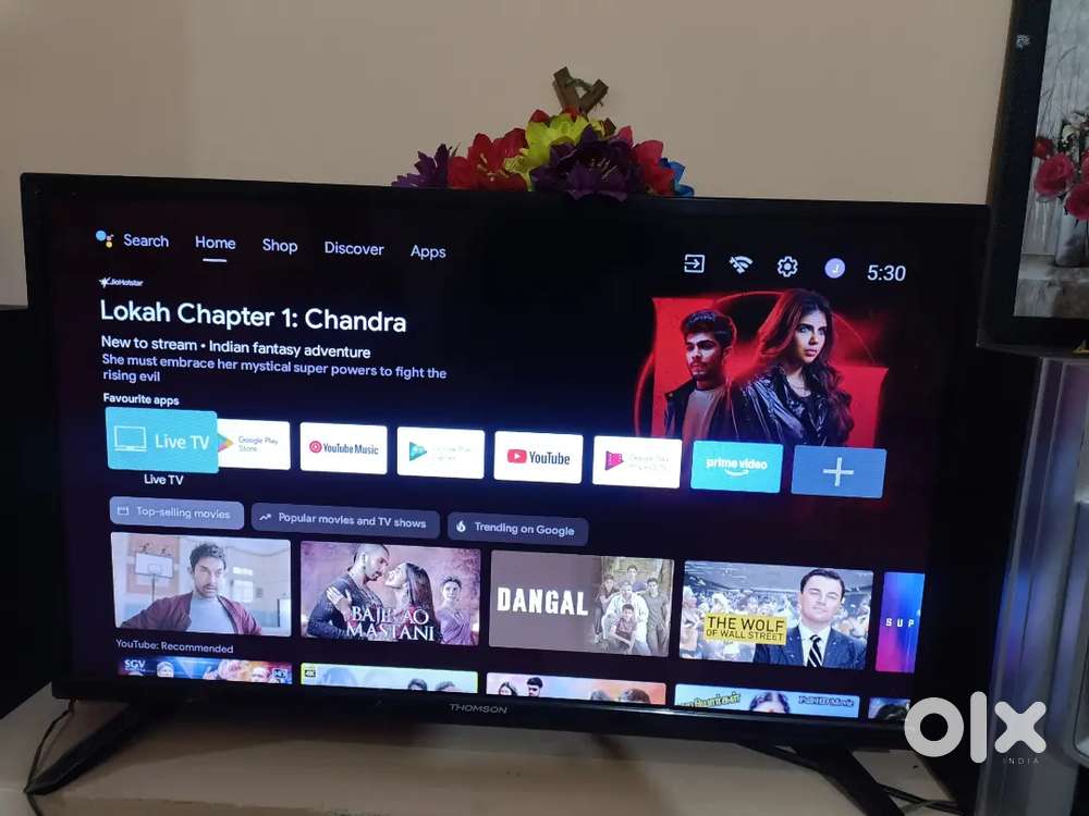THOMSON TV IN 32 INCH ANDROID SMART TV IN MINT CONDITION