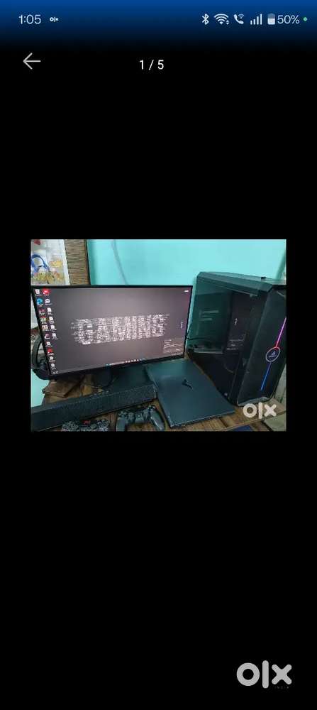 Gaming CPU and monitor