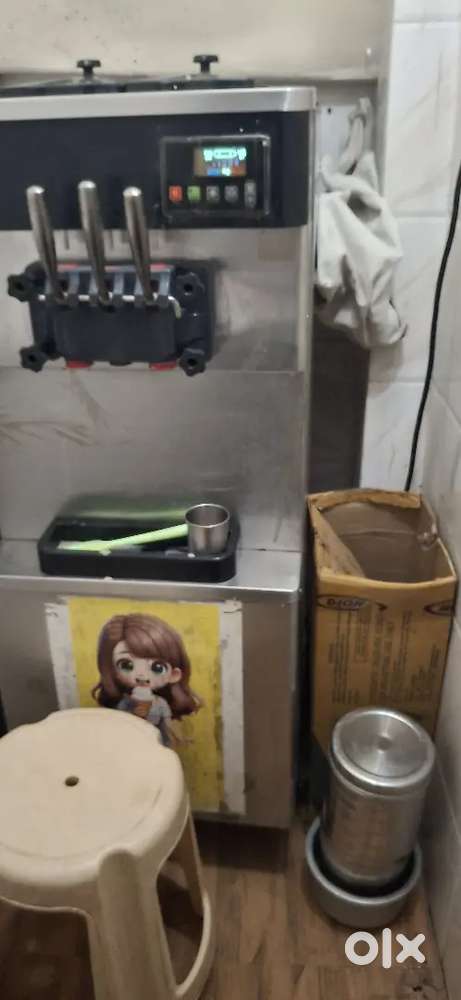 Softy ice cream machine