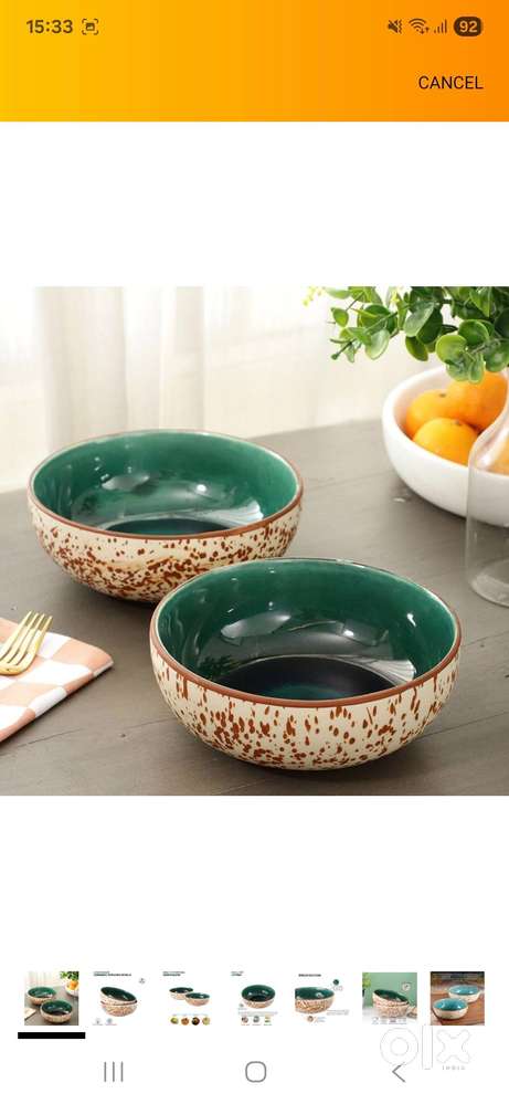 Cermaic crocksry set of 8