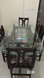 Dining table with 6 chairs