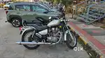 Silver Royal Enfield Thunderbird Twinspark