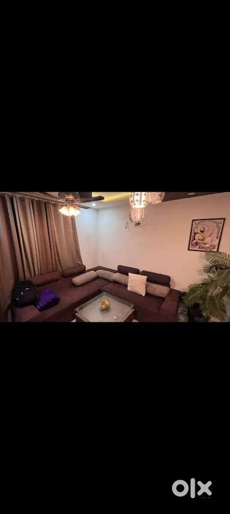 2bhk Fully furnished in Dhakoli high-rise society