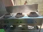 HOTEL 3. BURNERS SS STOVE 7 LITRES GRINDER AND TEA COUNTER