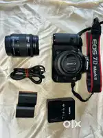 Canon 7D mark ii Brand new condition with 4 lenses