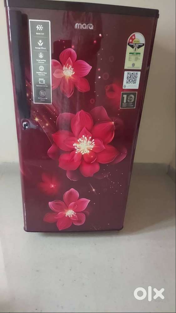 MarQ Refrigerator 183 L ( Single Door ) Wine Red Color