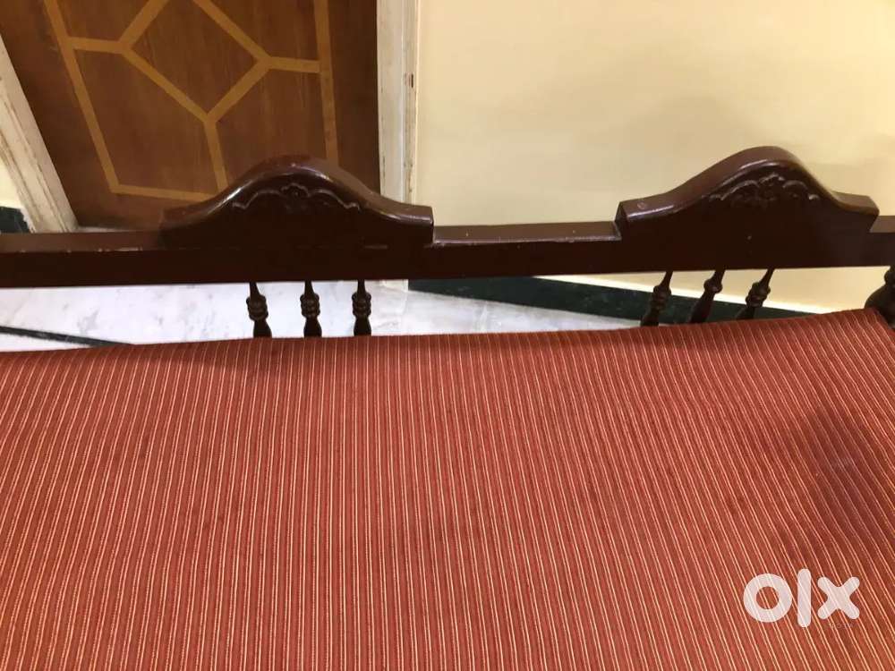 Kerala TEAK WOOD DEWAN WITH CUSHIONS