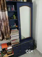 There is a wardrobe outside stand