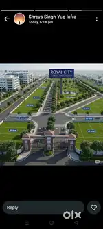 499 में 30 फीट रोड पे प्लॉट लखनऊ में।