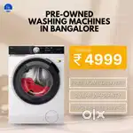 20% off on topload// front load washing machine's with door step demo