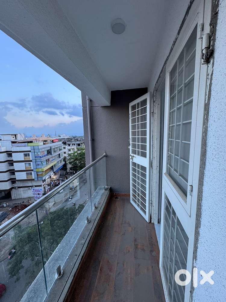 Its a smart 3bhk (2.5bhk) 200meters away from the main road.