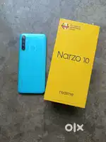 Realme Narzo 10 5000 mah battery  4/128 original Display  box