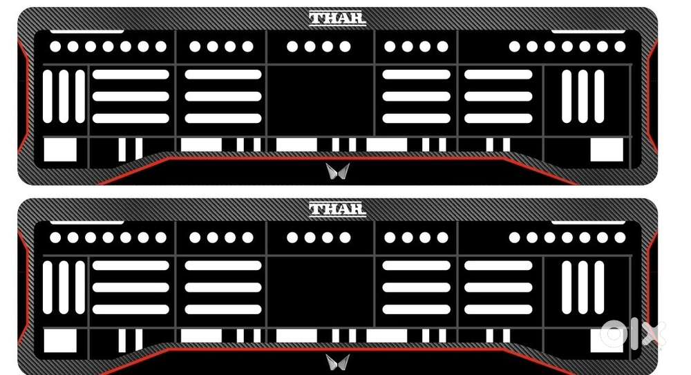 NUMBER PLATE GEL FRAME FOR MAHINDRA THAR