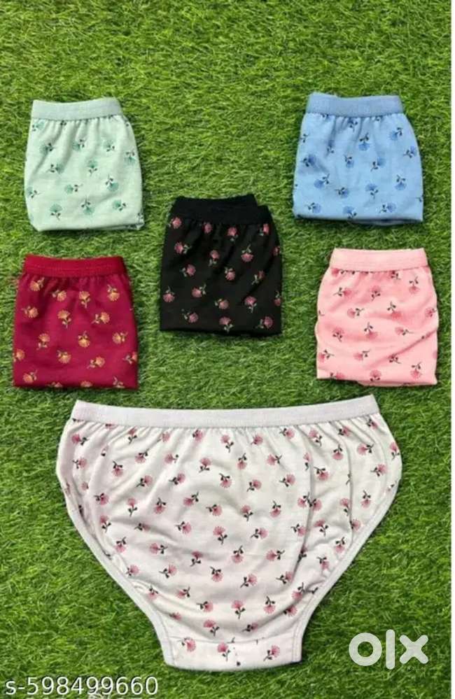 Women 6 cottan printed panty