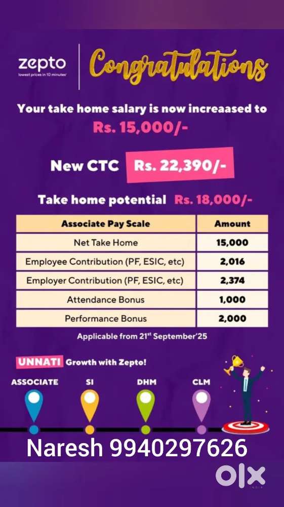 Packers wanted – ₹22,000/month – 3 shifts
