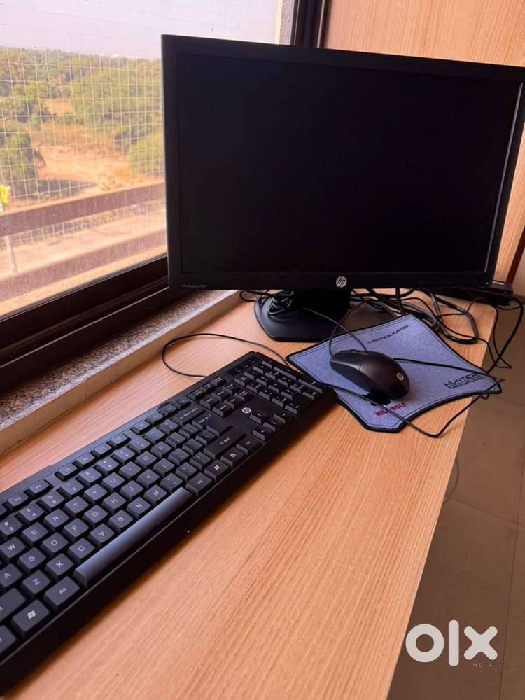 HP monitor + Dell OptiPlex3050 Micro PC+keyboard&Mouse-Full dsktp stup