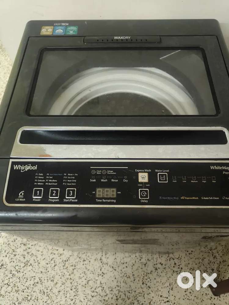 Washing Machine 6.5 kg Top load and office chair