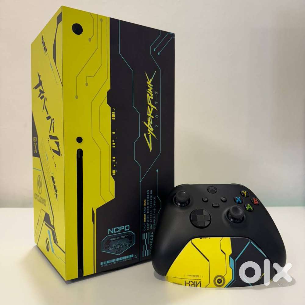 Xbox Series X CyberPunk Theme