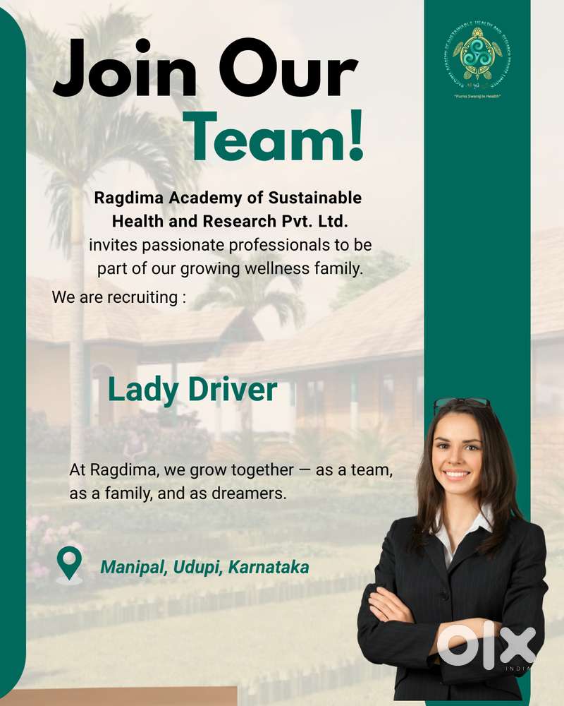 Female Driver – Pick & Drop Service (Food & Accommodation Provided)