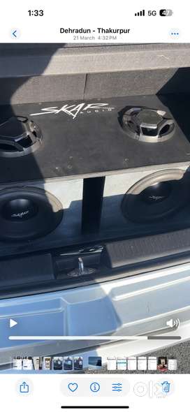 Scar audio dual bass tube subwoofer