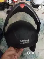 STUDDS AIR JET BLACK TWIN ONE AND ROYAL ENFIELD HALF HELMET