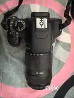 Canon 600d equipped with canon 600d EF-S 18-135mm lens