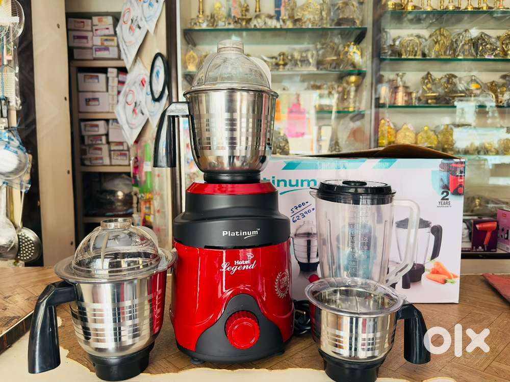 1200 Watts Heavy Motor 4 Jars Platinum Mixer 2 Years Warranty MRP-5600