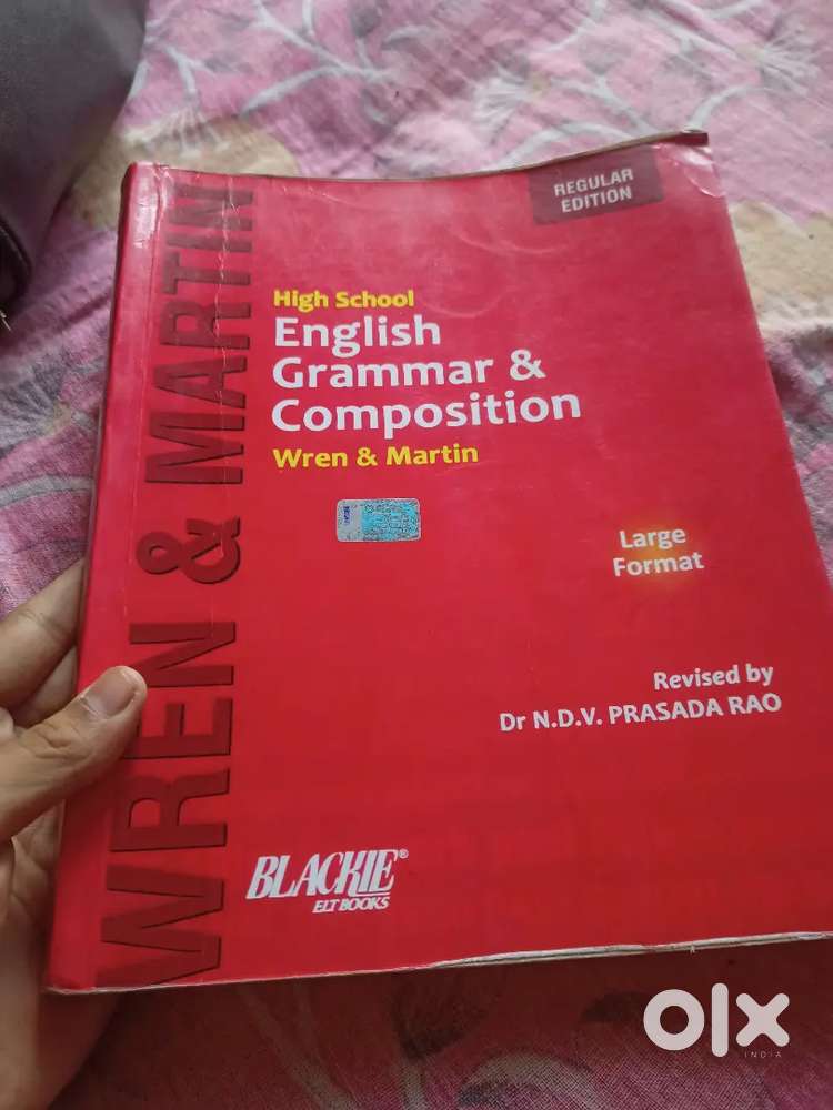 High school english grammar and composition wren and martin