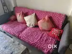 Three seater sofa cum bed for sale