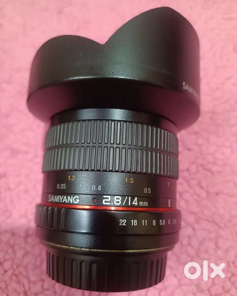 SAMYANG 14 mm F2.8,  Excellent condition ,    no issue