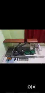 Gym set excercise good condition