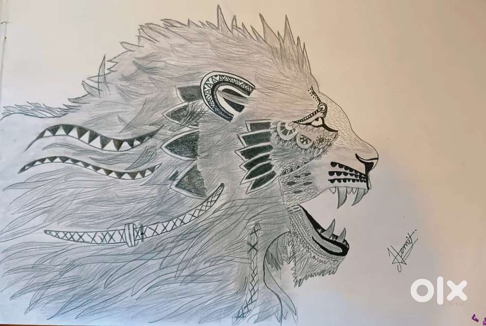 Lion sketch