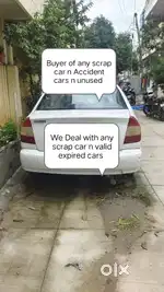 We Deal with any scrap car n waste cars n unused cars