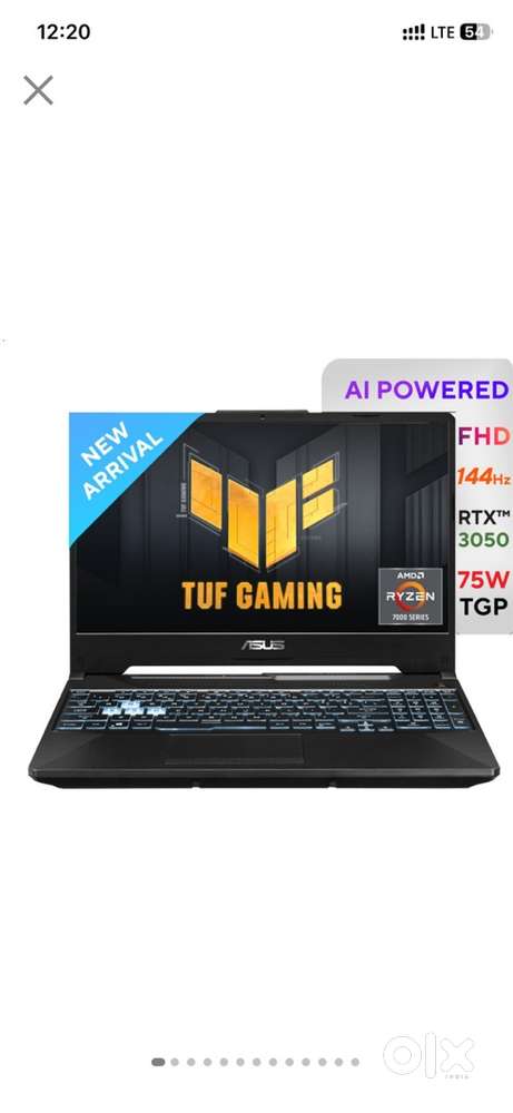 Brand new 2 months old ASUS TUF Gaming A15 AMD Ryzen 7