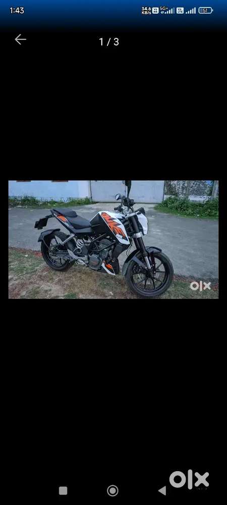 Duke 200 bs3 2016good condition