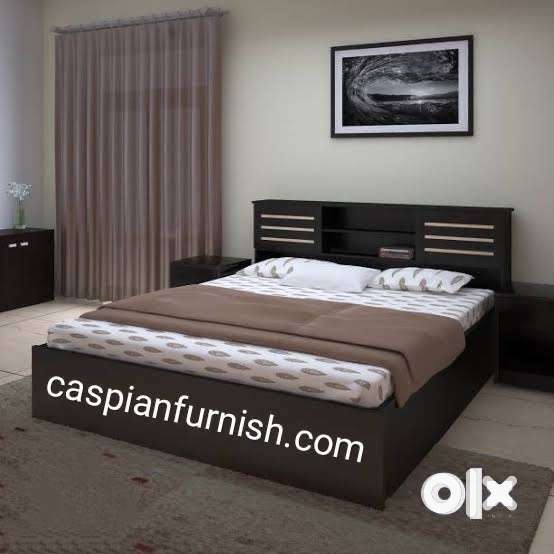 New box bed with storage