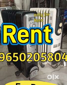 Rental Oil Room Heater & Other Appliances On Rent available here