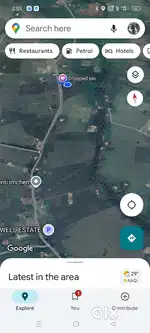 Land for sale at near new showaba village