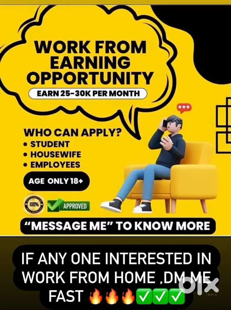 WORK FROM HOME OPPORTUNITY