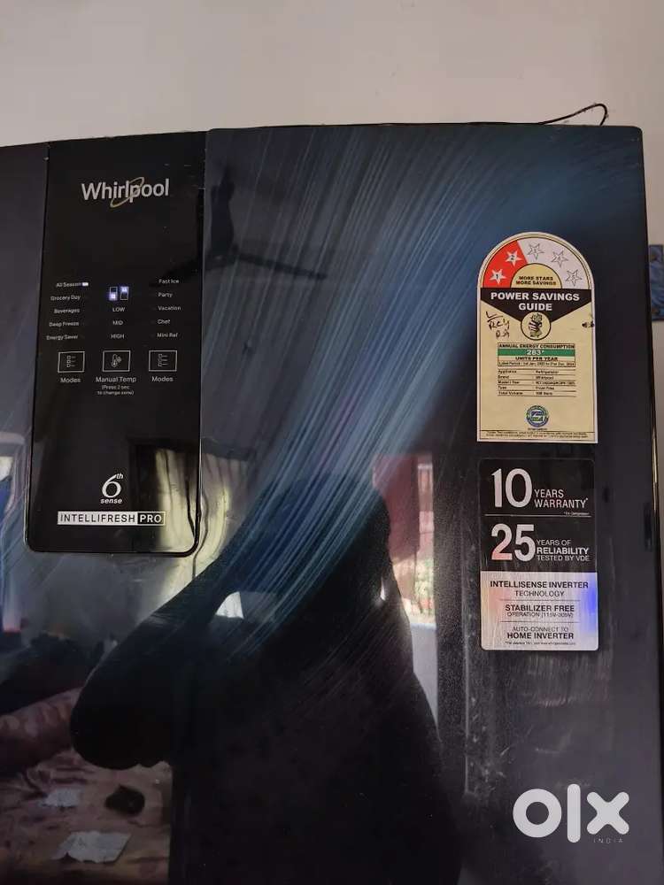 Double door fridge