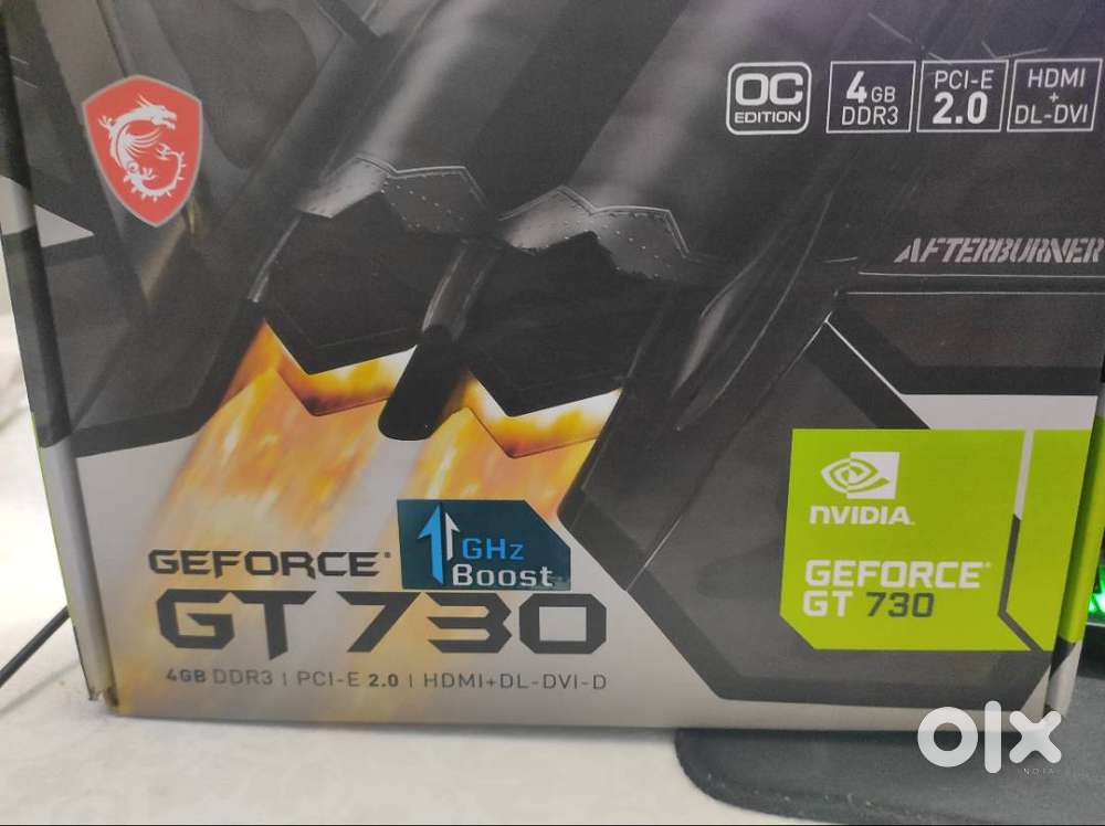 GT 730 GRAPHICS CARD MSI OVERCLOCK EDITING GDDR3 4GB VRAM PCIE 2.0
