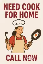 Need Cook for Roti Making