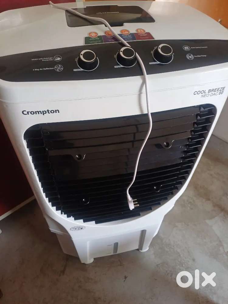 Crompton cooler under warranty 80 litter with bill 23 April purchase