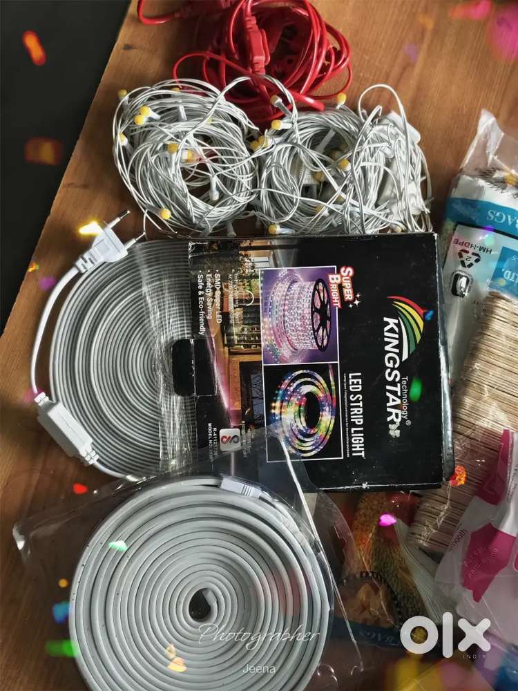 New not used lights neon light and led multicolour lights