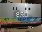 Free dish set up box with 2 remote and audio video wire
