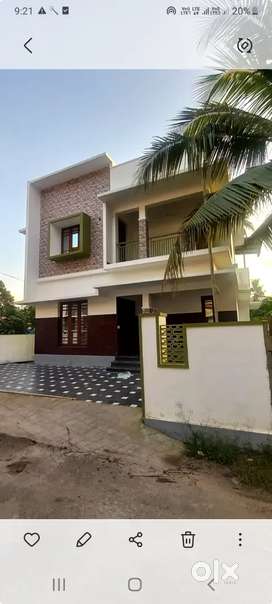 TRIPUNITHURA 4 CENT 3 BED NEW HOUSE  FOR SALE  RS.60 LAKHS