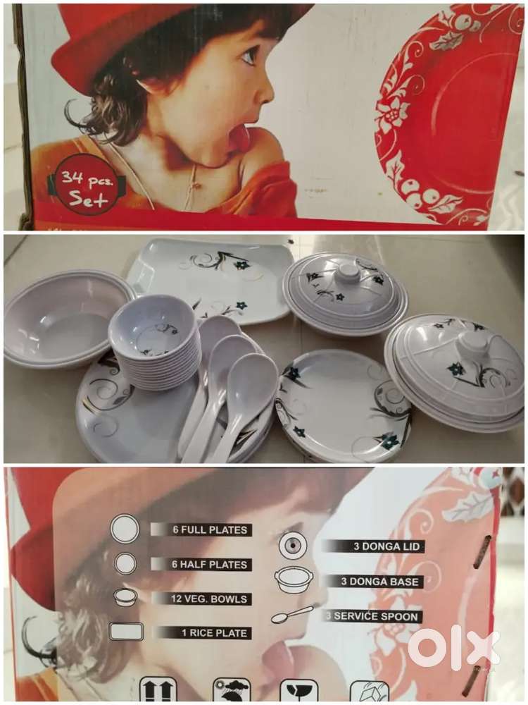 34 pcs. dinner set