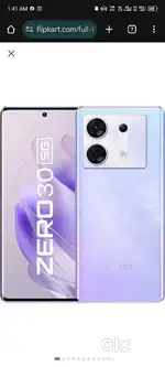 infinix zero 30 5g, bilkul new condition m hai.. 10 months old..
