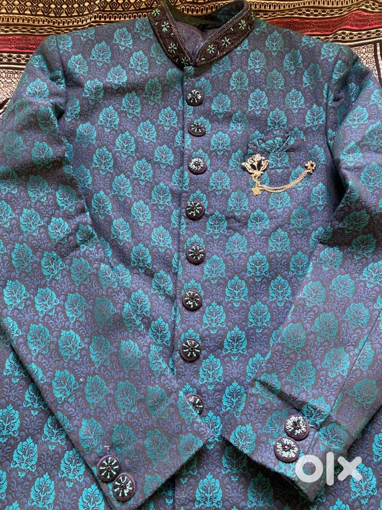 Designer Sherwani Set for Men (Size M–XL)